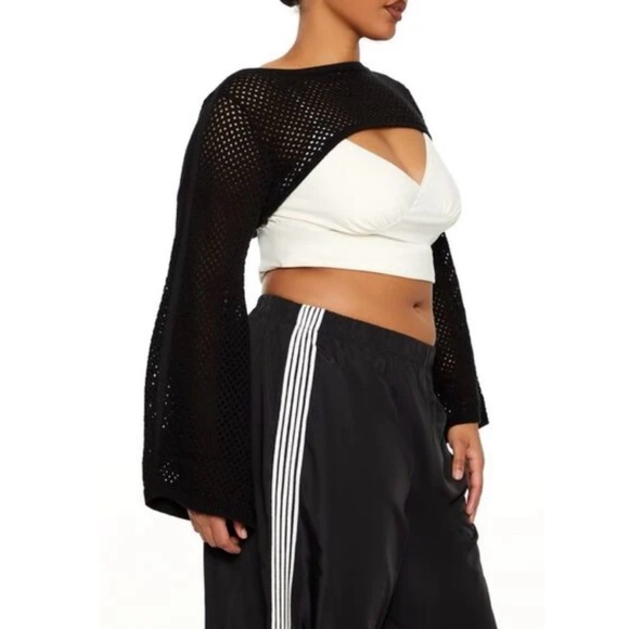 Forever 21 Crochet Shrug Sweater - Picture 1 of 5
